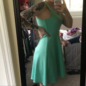 Mint green dress